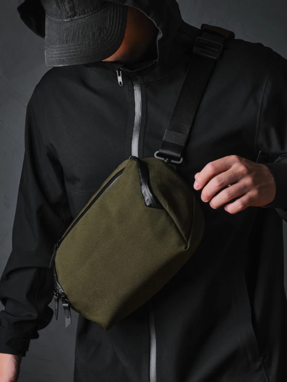 Alpaka Vertex Pouch In Army Green | Axoflux 600D NWT